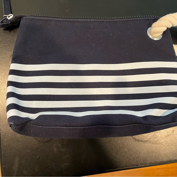 Jean Paul Gaultier Navy and White Cosmetic Bag - Picture 3 of 8